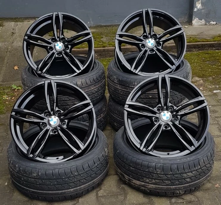 18 Zoll Damina DM03 Alu Felgen 5x120 et45 schwarz glanz glänzend für BMW M240i