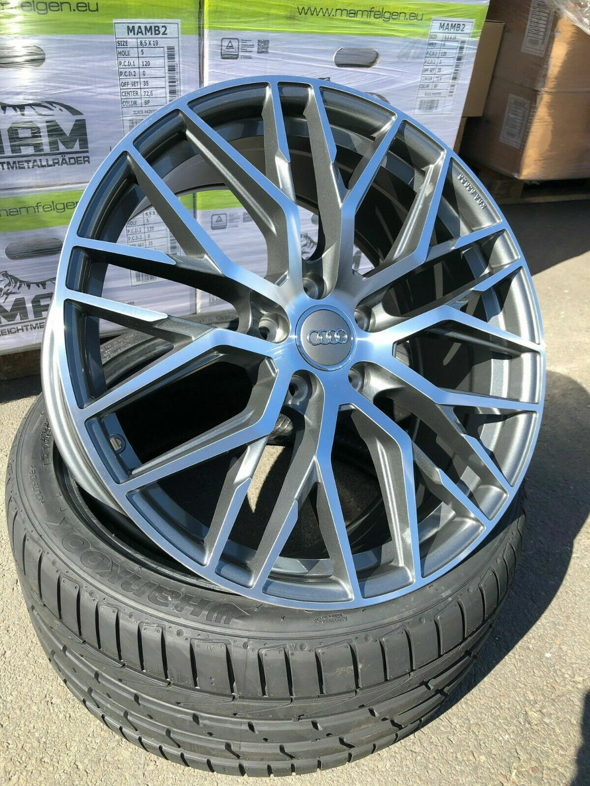 19 Zoll RS4 Felgen für Audi A6 A4 S4 B8 8K 4G 4F C8 4K S-Line Mercedes AMG RS4