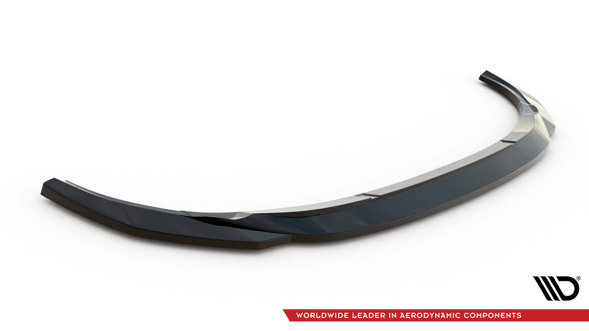 Street+ Spoilerlippe Front Ansatz V.1 passend für Audi e-tron schwarz Hochglanz