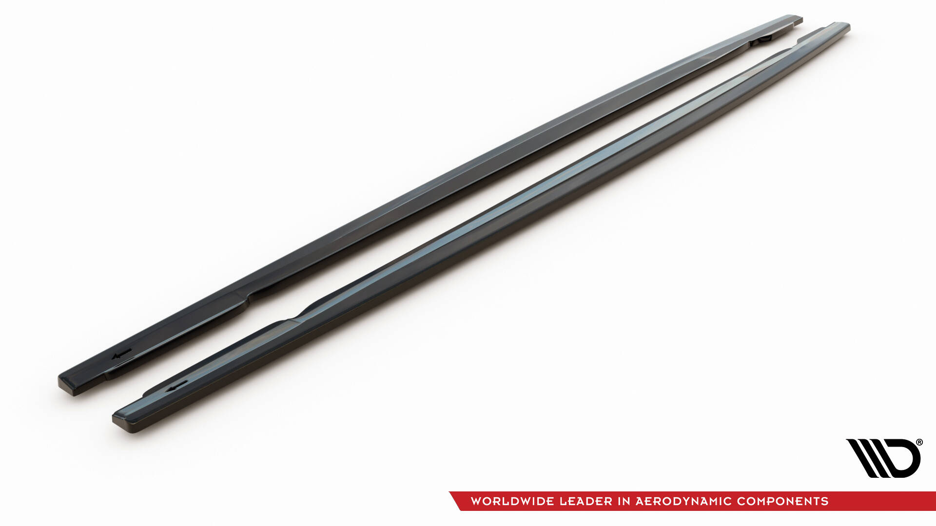 Seitenschweller Ansatz V.2 für Audi RS6 C8 / C8 Facelift schwarz Hochglanz