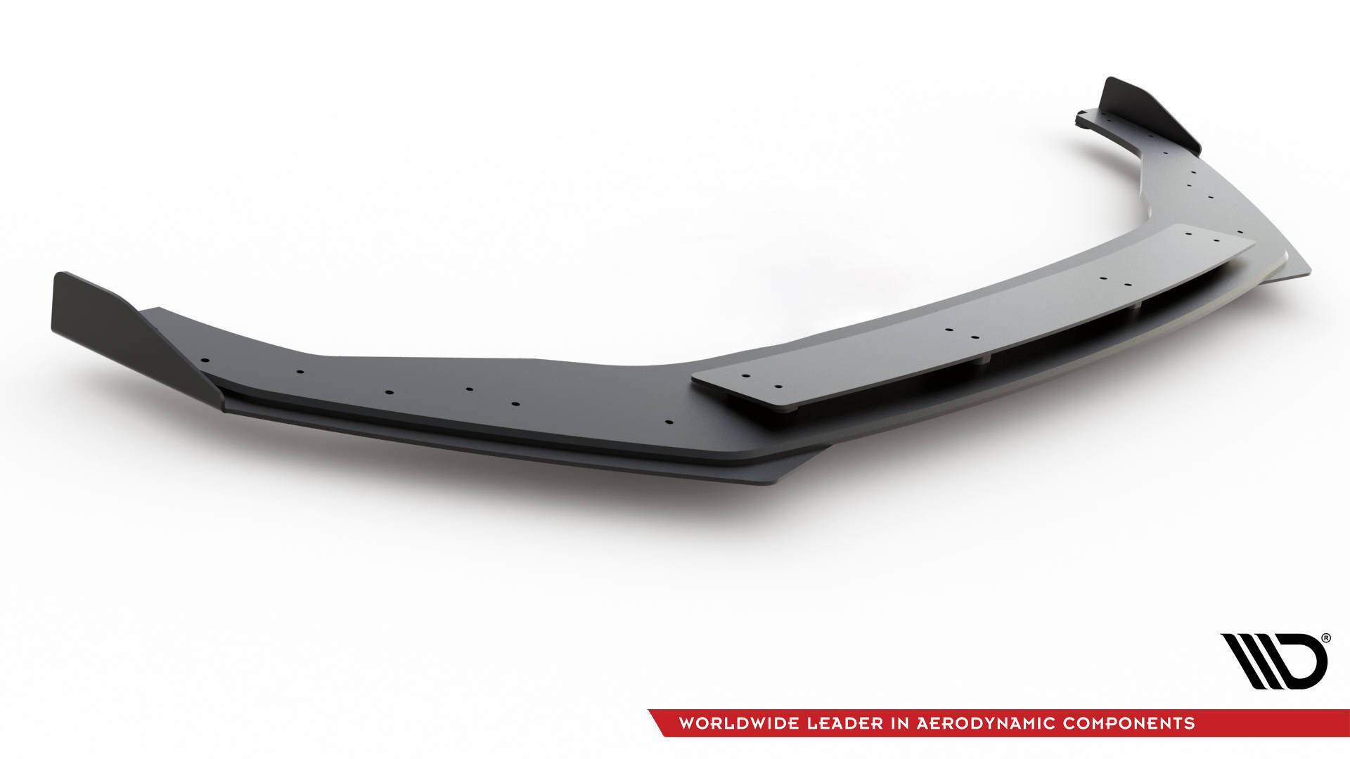 Street Pro Spoilerlippe Front Ansatz passend für VW Golf 7 R FL rot+ Hochglanz Flaps