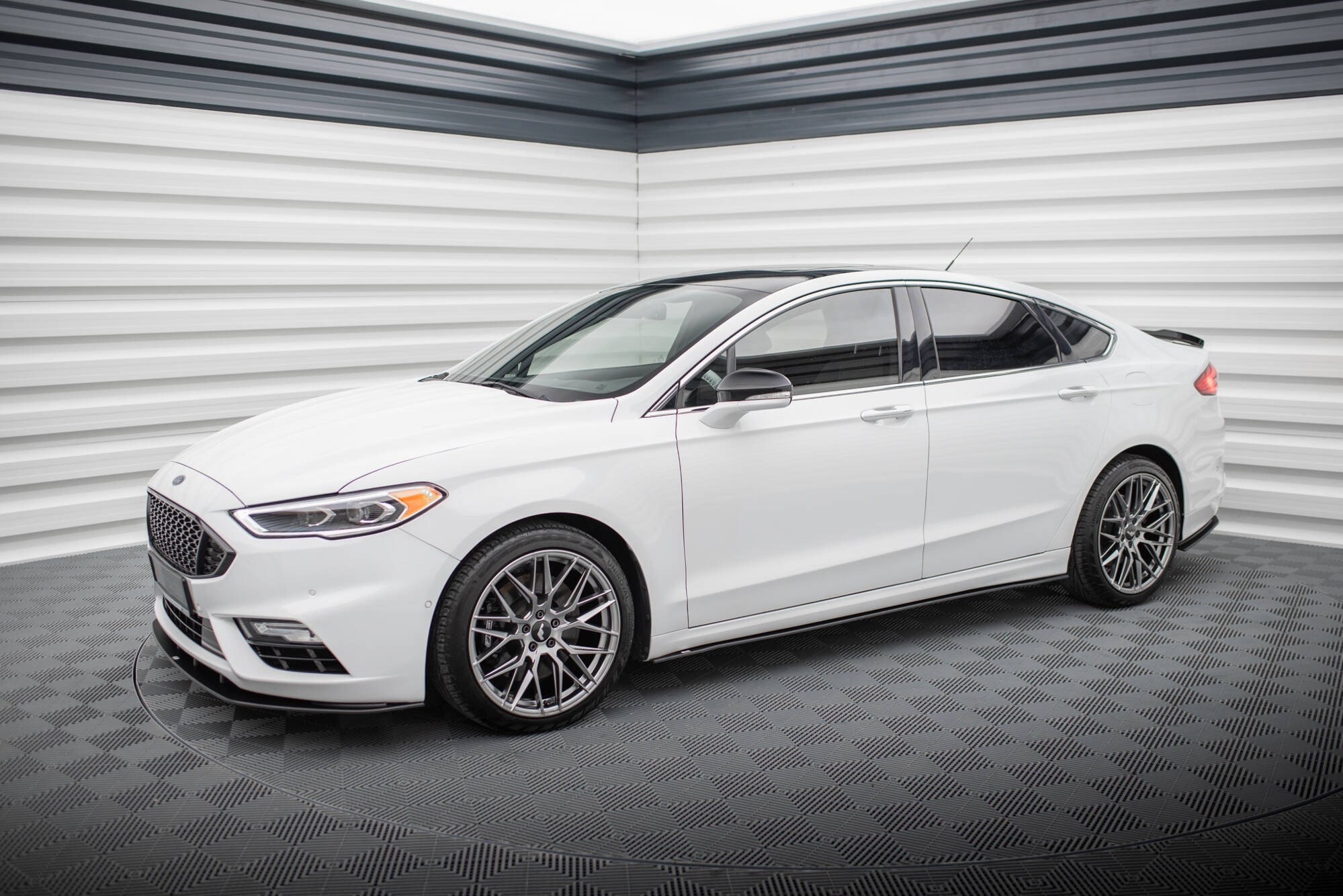 Street Pro Seitenschweller Leisten passend für Ford Mondeo Sport Mk5 FL / Fusion Sport Mk2 FL