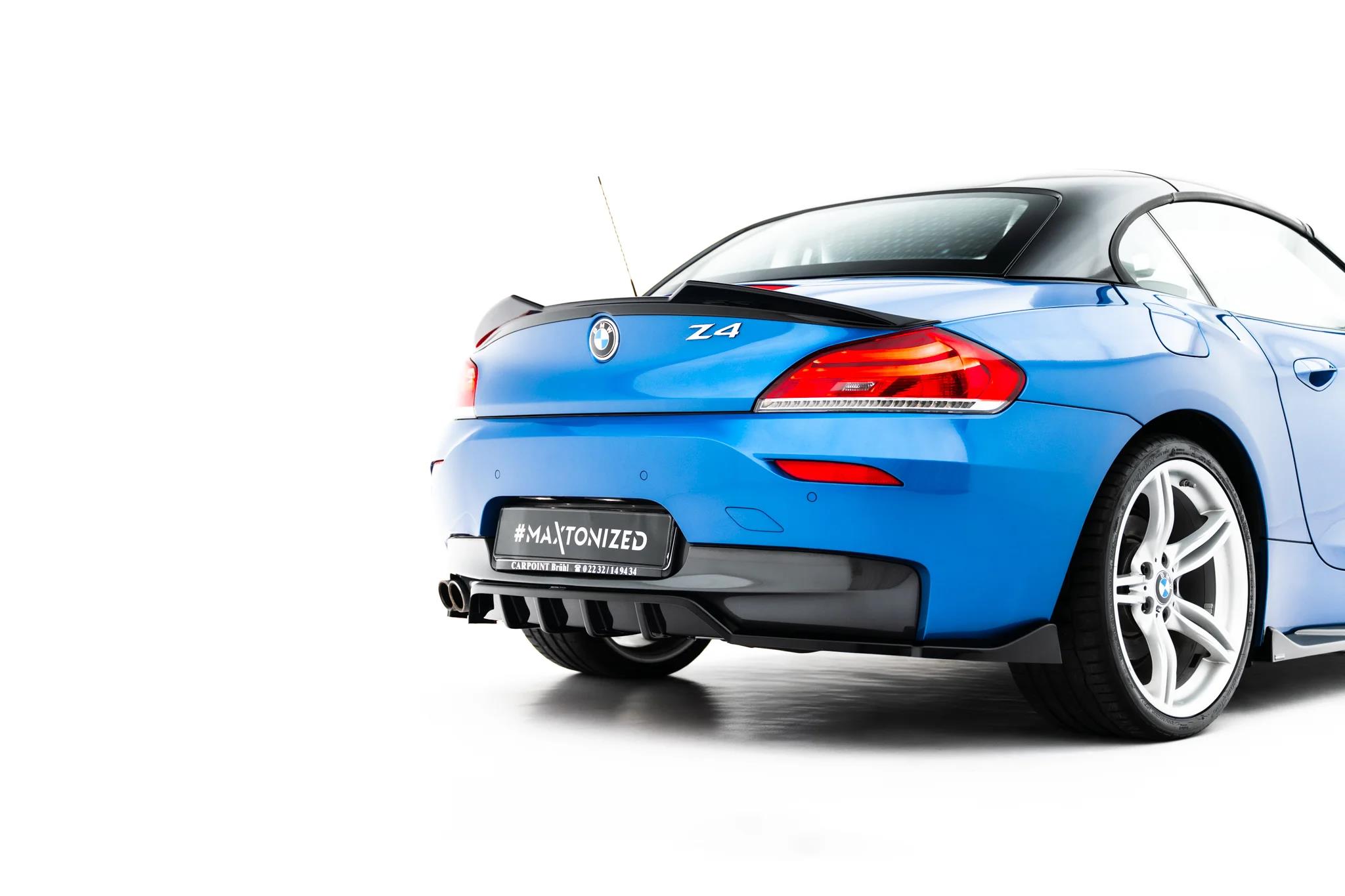 Street+ Mittlerer Diffusor RACE V.2 passend für BMW Z4 M-Paket E89 Facelift schwarz Hochglanz