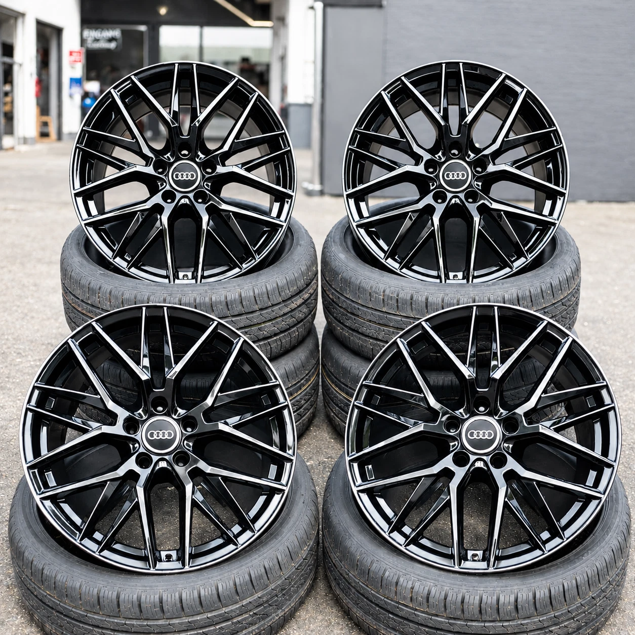18 Zoll DM08 Alu Felgen für Audi A4 A5 A6 S4 S5 B8 B9 8K F5 C7 C8 4G F2 Quattro