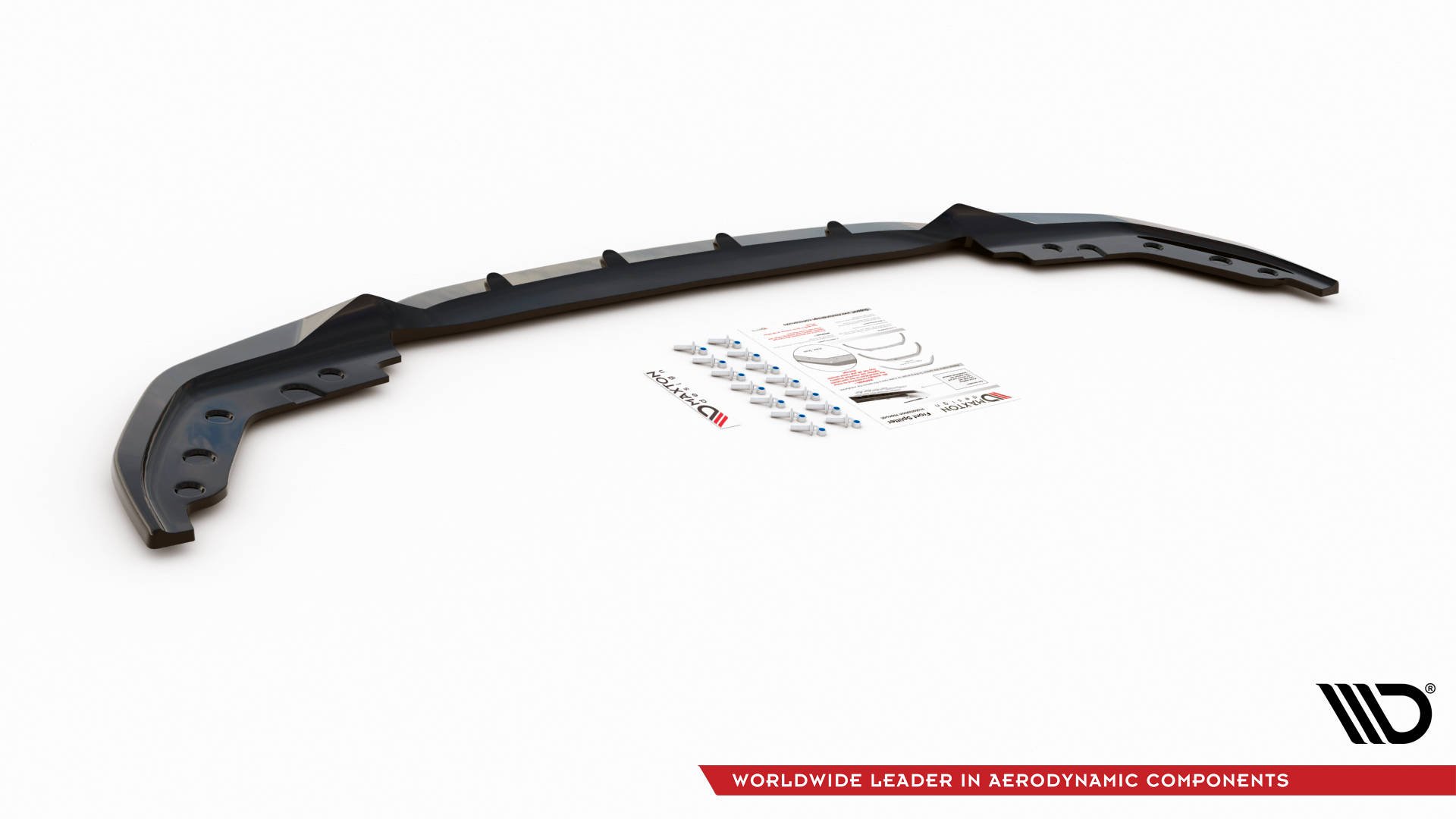 Street+ Spoilerlippe Front Ansatz V.4 passend für BMW 3er G20 / G21 M-Paket schwarz Hochglanz