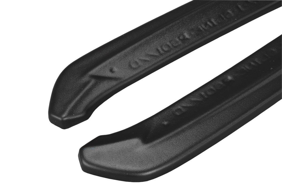 Heck Ansatz Flaps Diffusor V.1 für Audi A7 S-Line C7 schwarz Hochglanz