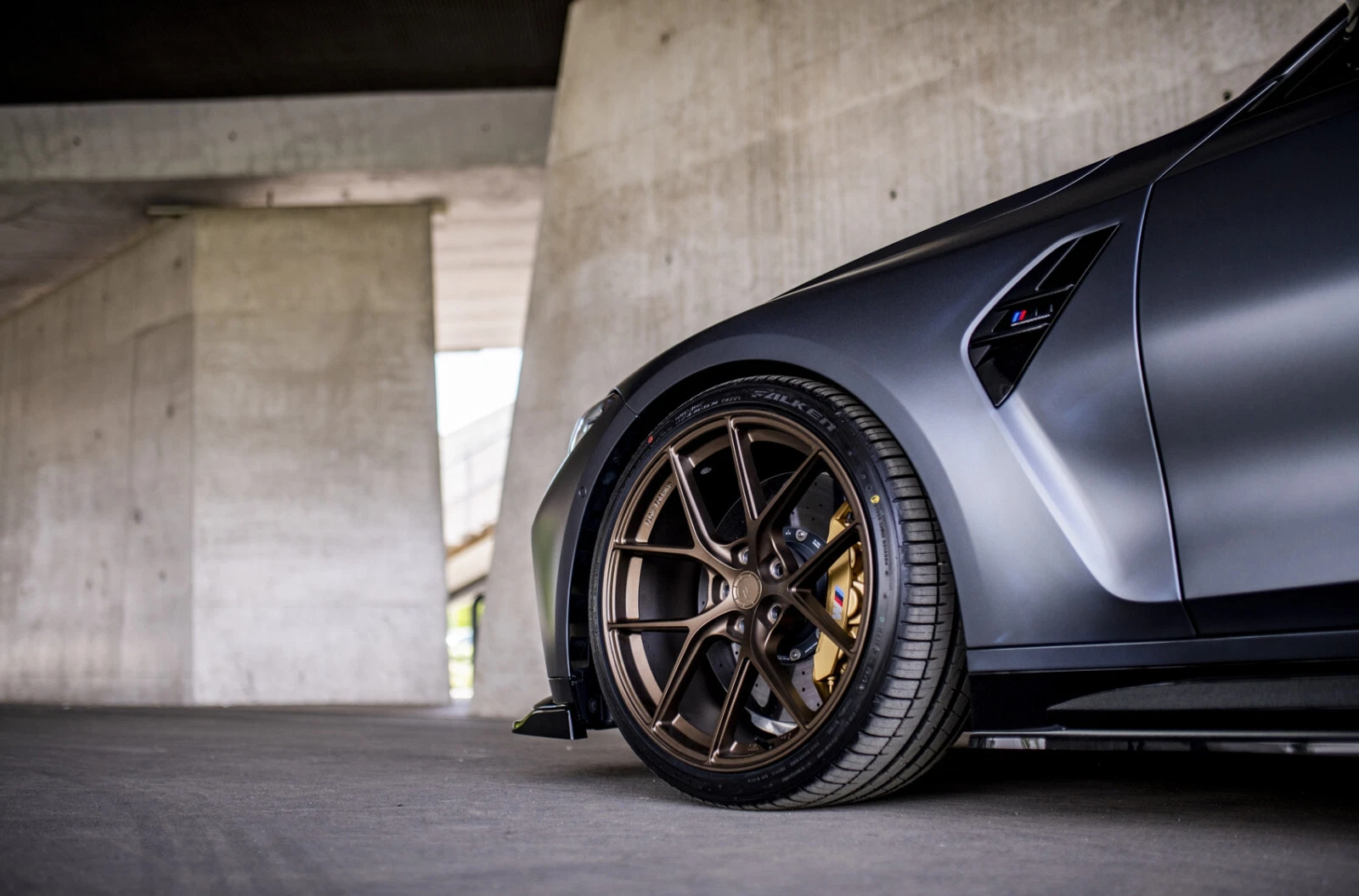 19 zoll SL01 Felgen für Ford Galaxy S-Max SMAX Flow Form Matt Bronze 8,9KG