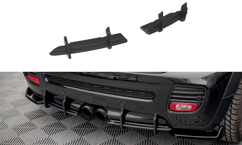 Street Pro Heckschürze Heck Ansatz Diffusor passend für Mini Cooper John Cooper Works R56