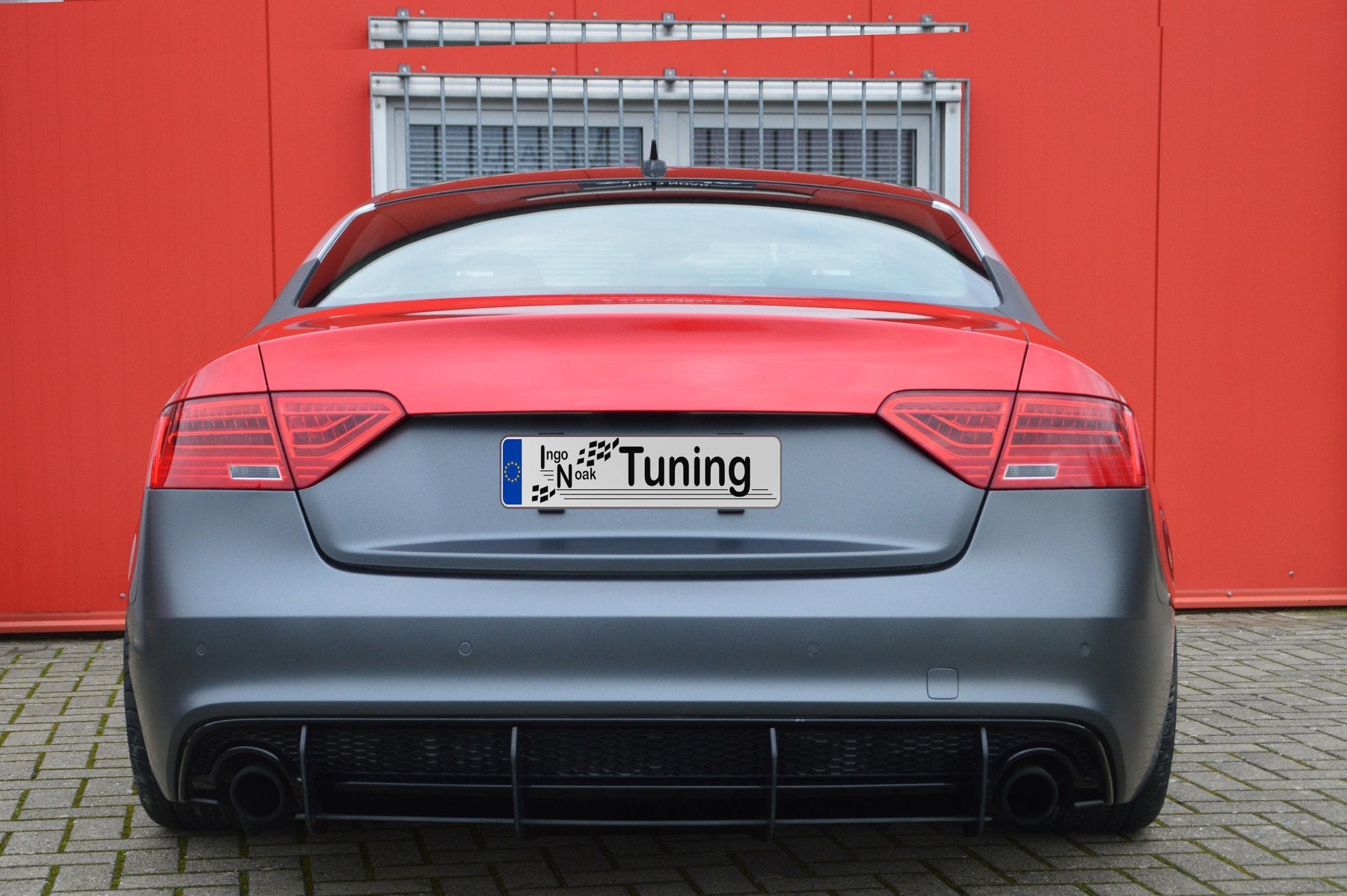 Gefräster Heckansatz für Audi A5 B8 Sport Edition Plus Bj. 2012-2017
