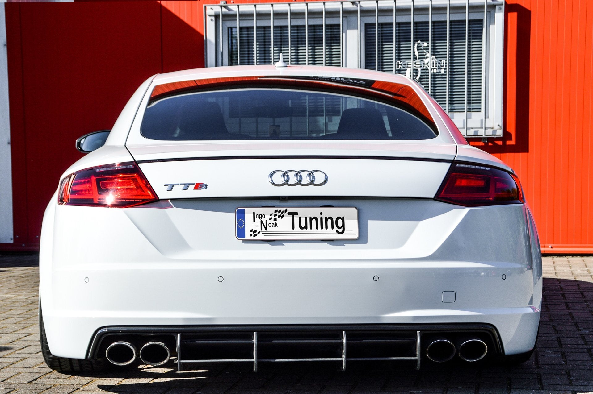 Racing Heckansatz Diffusor für Audi TTS 8S Coupe+ Roadster