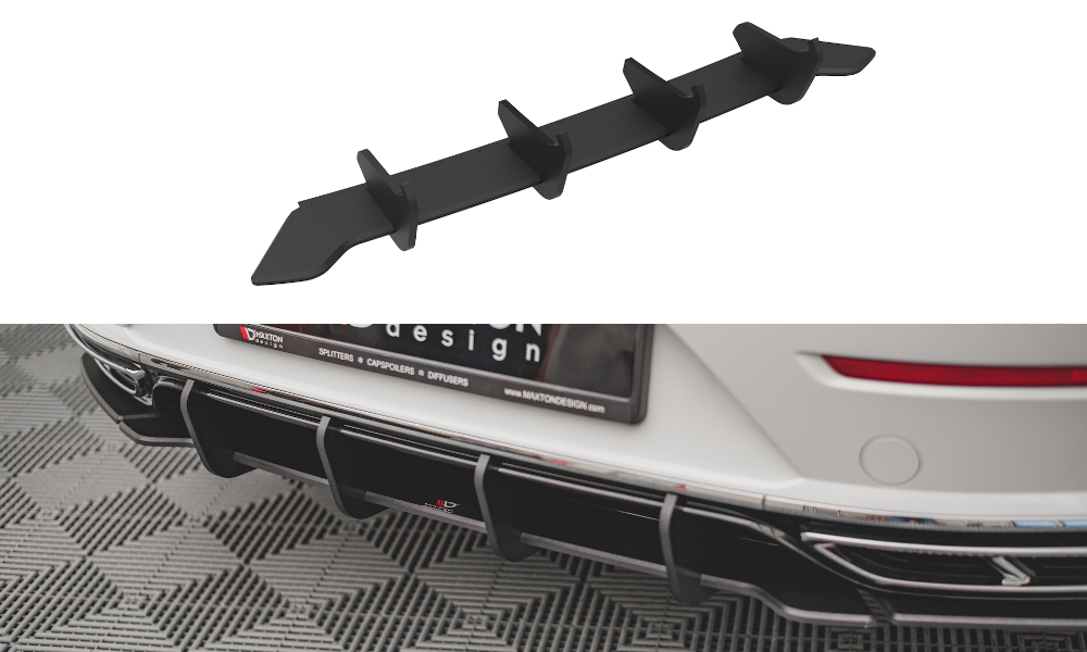 Street Pro Heckschürze Heck Ansatz Diffusor passend für VW Arteon Limousine / Shooting Brake R-Line Mk1 FL
