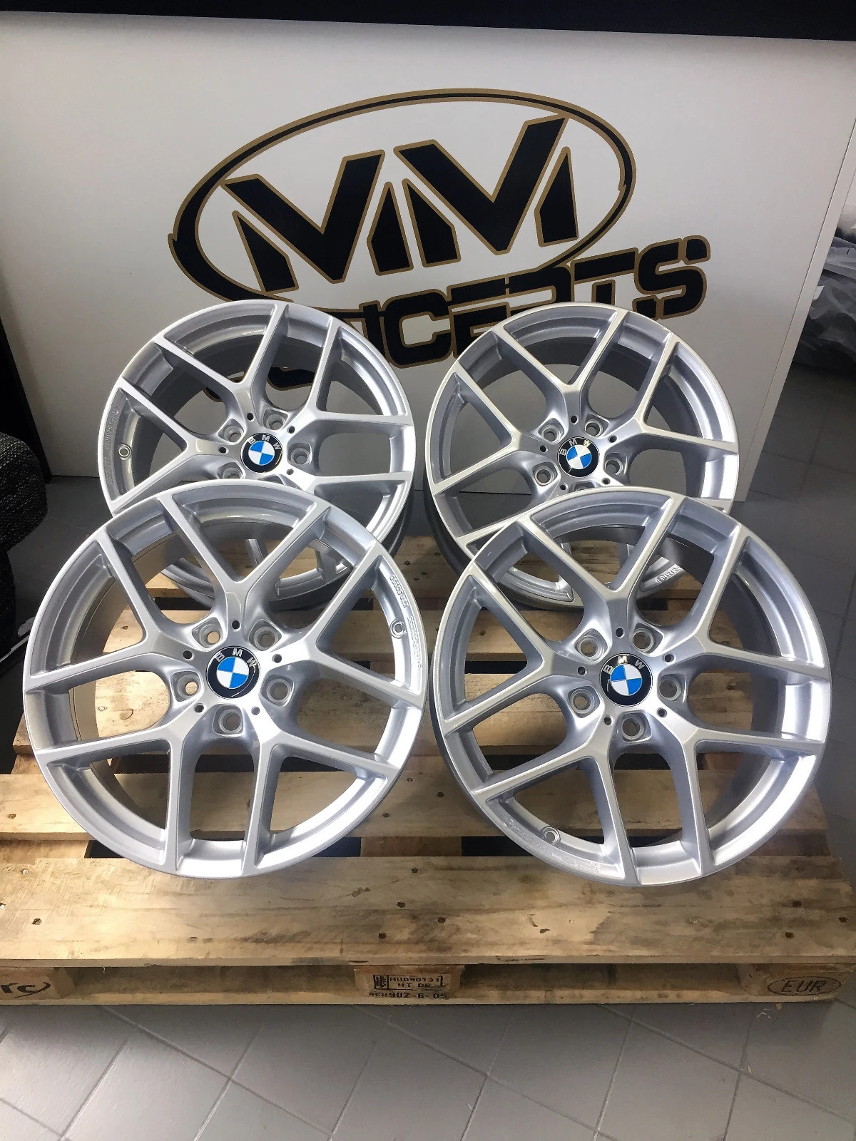 17 Zoll Borbet Y Felgen 7,5x17 et32 5x120 Silber Alufelgen Gutachten ABE Alu