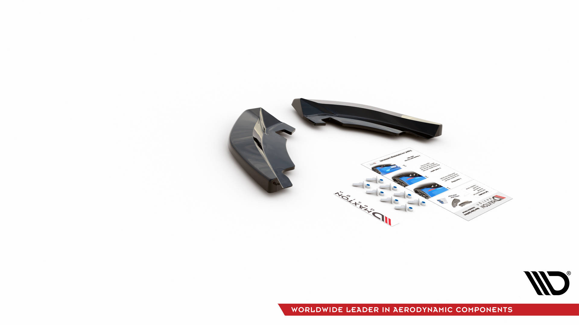 Street+ Heck Ansatz Flaps passend für VW T-Roc Mk1 Carbon Look
