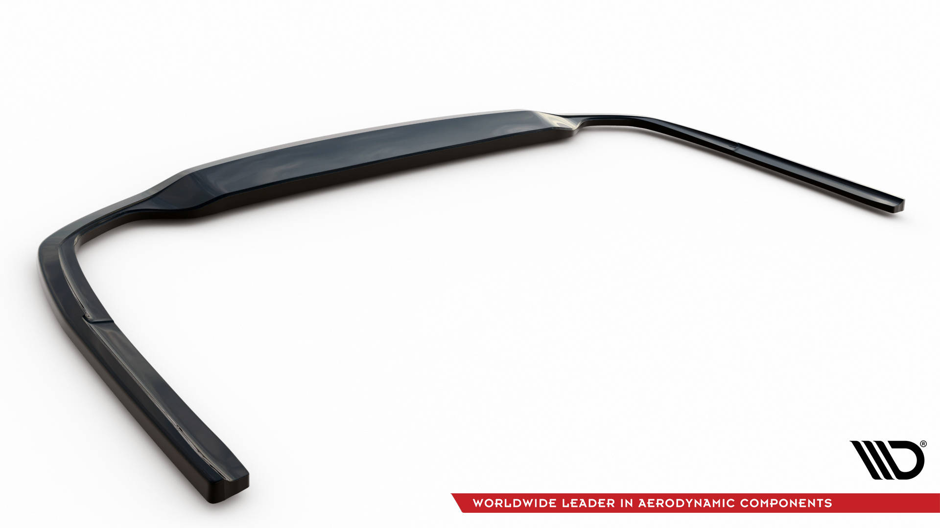 Street+ Mittlerer Diffusor Heck Ansatz passend für Audi A6 C8 schwarz Hochglanz