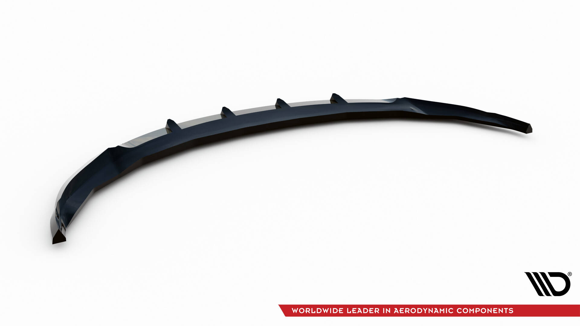Frontlippe V.2 passend für Tesla Model 3 Project HighlandFL schwarz Hochglanz