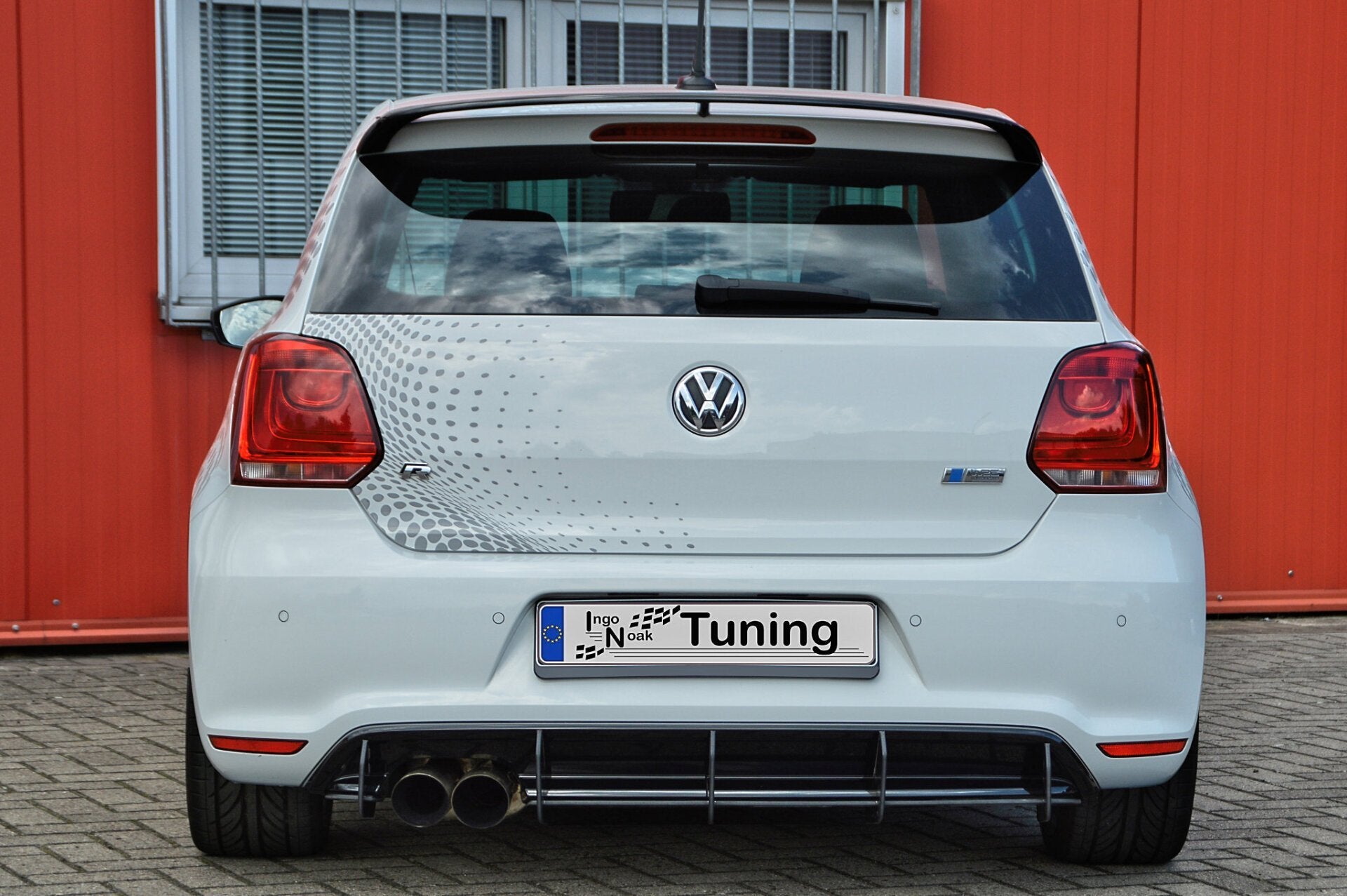 Gefräster Heckansatz für VW Polo WRC