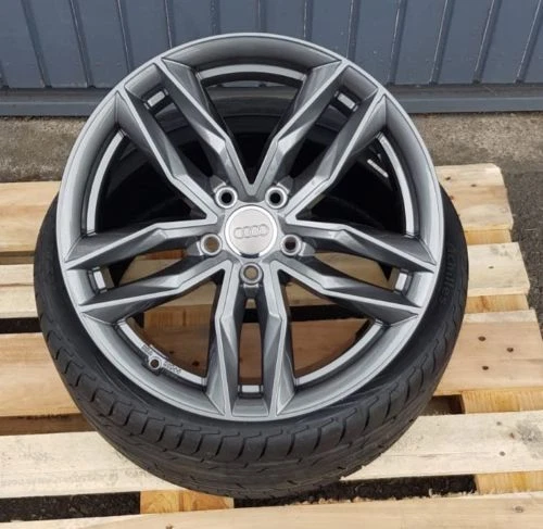 19 Zoll MAM RS3 Alu Felgen 5x112 Grau für Audi Seat Skoda VW GTI R R32 RS3 S3 Q2
