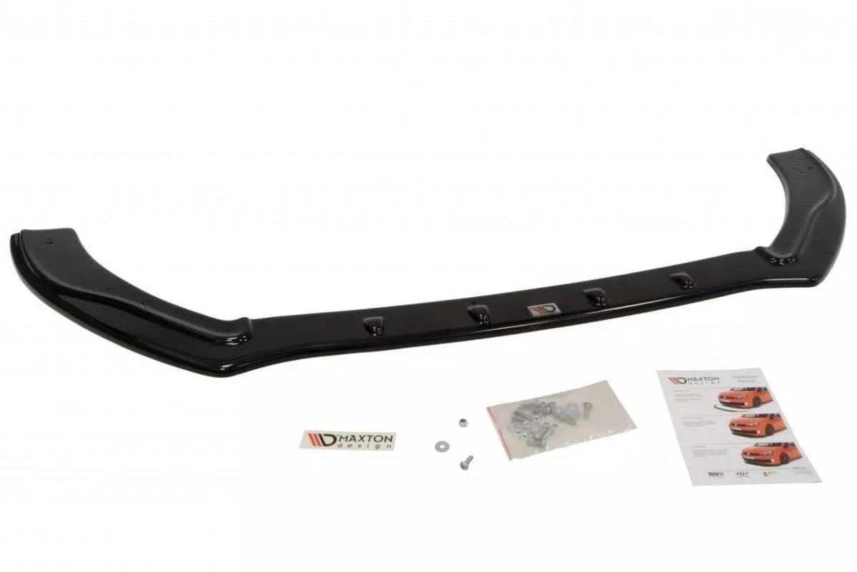 Street+ Spoilerlippe Front Ansatz passend für Ford Fiesta ST-Line Mk7 FL schwarz Hochglanz