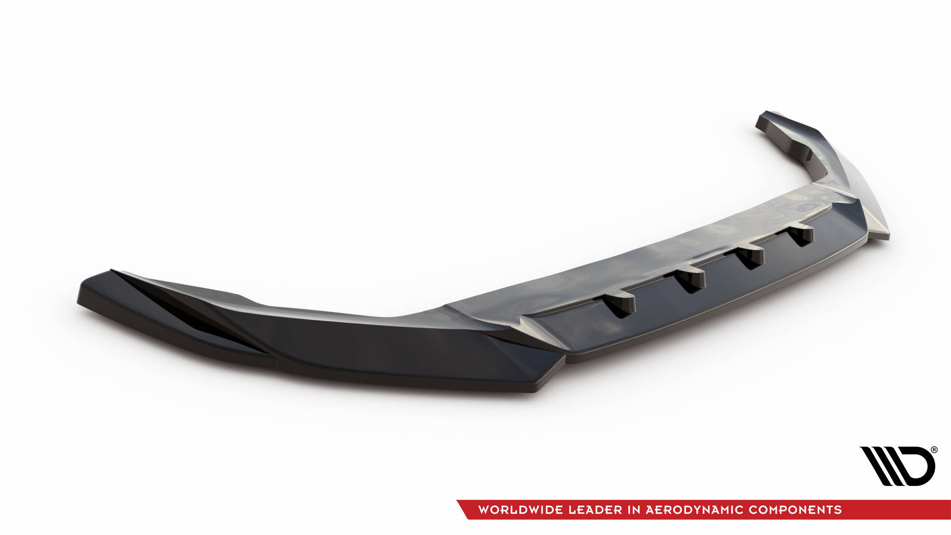 Street+ Spoilerlippe Front Ansatz V.1 passend für Volvo XC90 R-Design Mk2 FL schwarz Hochglanz