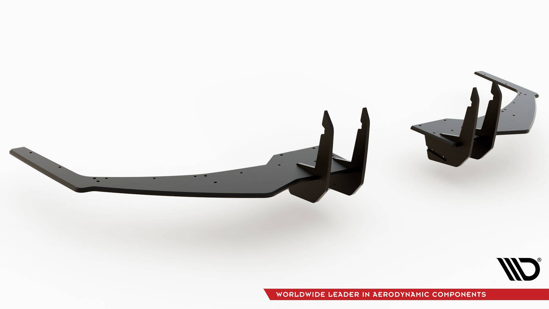 Heckansatz Diffusor V.2 passend für Honda Civic Type-R Mk10 / Mk10 Facelift roter Kern