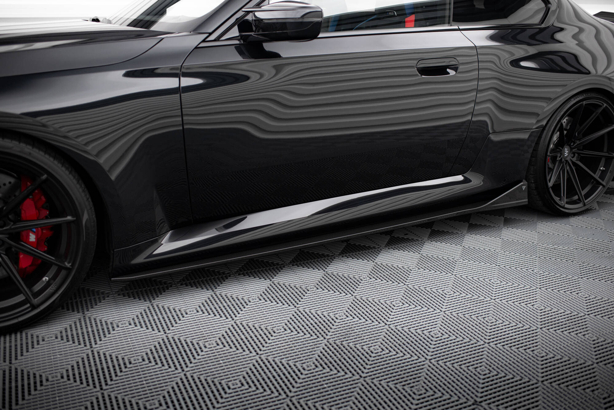 Carbon Fiber Seitenschweller Ansatz Leisten passend für BMW M2 G87