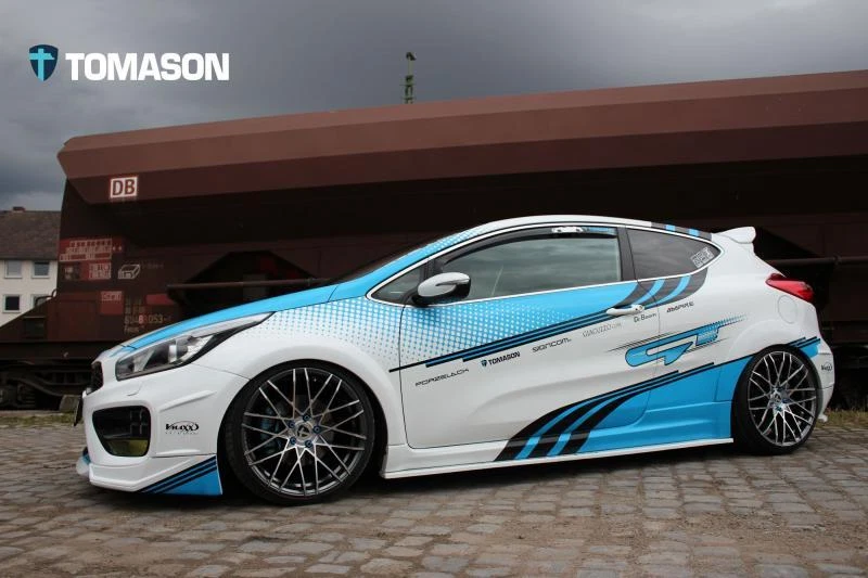 19 Zoll Tomason TN19 Alu Felgen für Hyundai Coupe Genesis i30 i40 ix35 Tucson