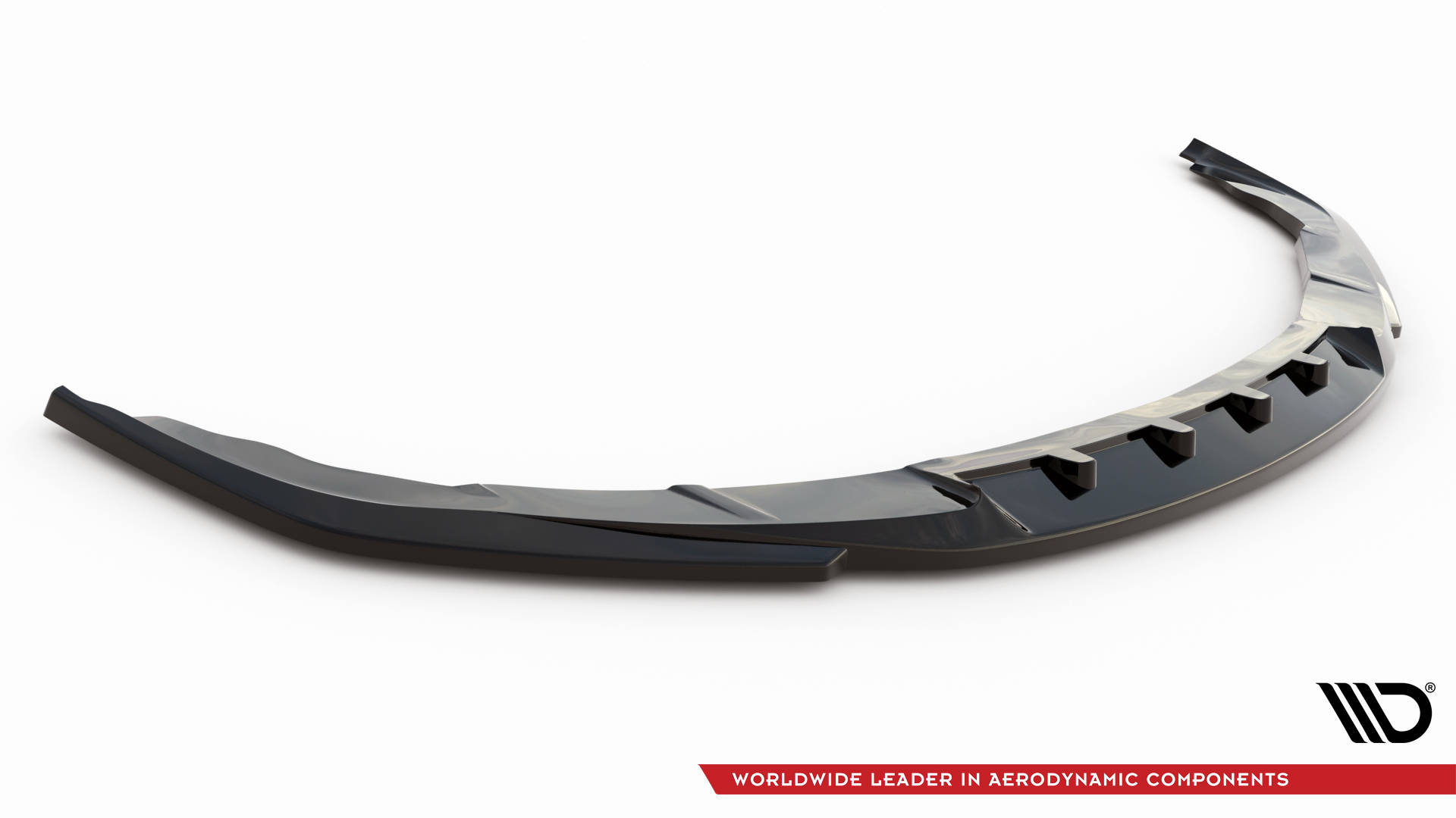 Street+ Spoilerlippe Front Ansatz V.2 passend für Porsche Panamera Turbo Sport Design Package 970 schwarz Hochglanz