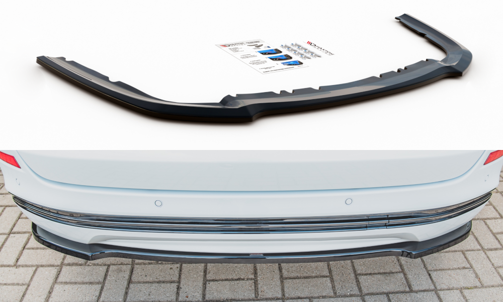 Heckansatz Ford Mondeo Kombi Platinium Mk5 Facelift schwarz Hochglanz