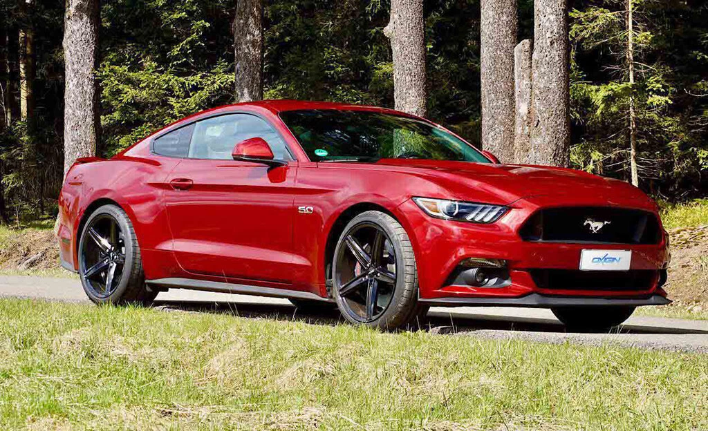 20 zoll Oxigin 18 Concave Felgen für Ford Mustang LAE Black 9x20 + 10,5x20 5x114