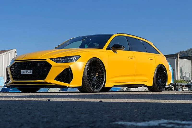 22 Zoll Atmos Concave Alu Felgen 5x112 für Audi BMW Mercedes RS6 C8 F2 E-Tron Q8