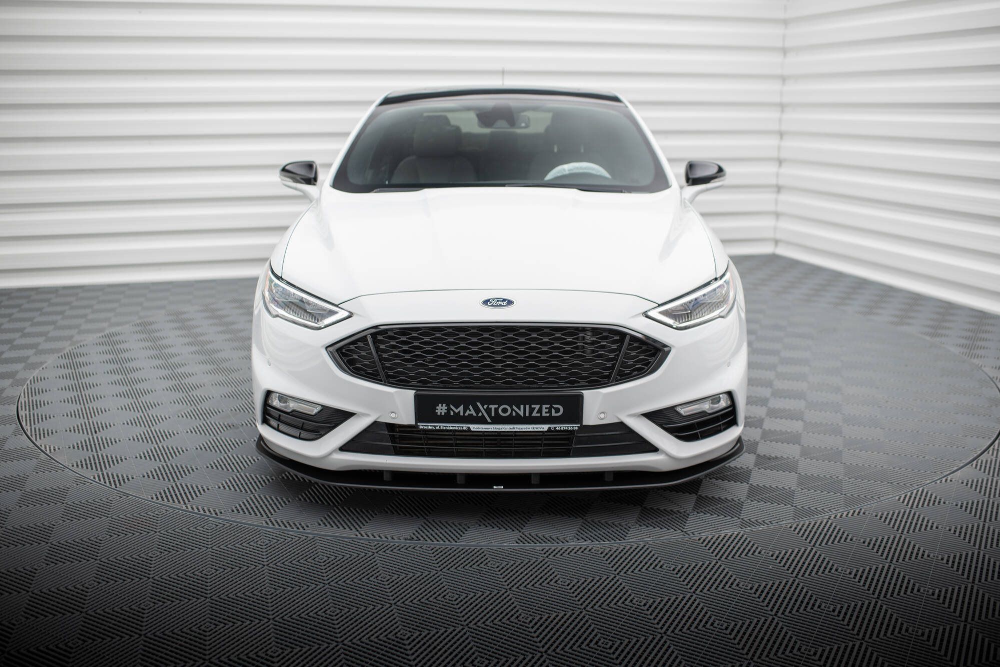 Street Pro Spoilerlippe Front Ansatz passend für Ford Mondeo Sport Mk5 FL / Fusion Sport Mk2 FL