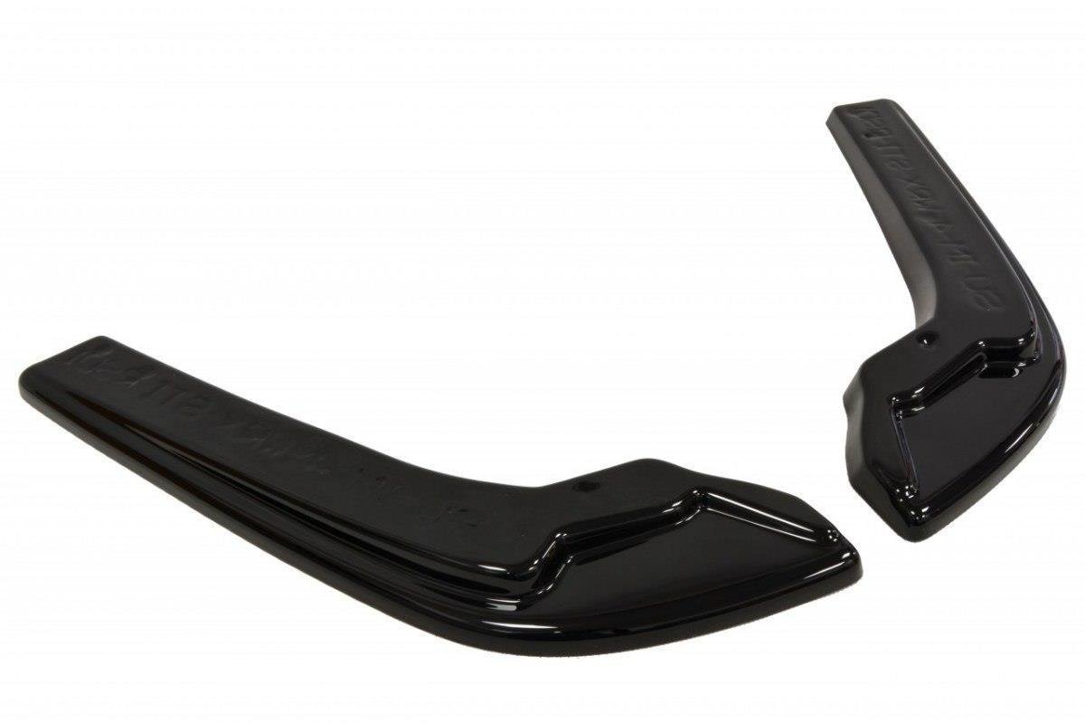 Heck Ansatz Flaps Diffusor V.1 für Subaru Impreza WRX STI Mk4 / Mk4 Facelift schwarz Hochglanz