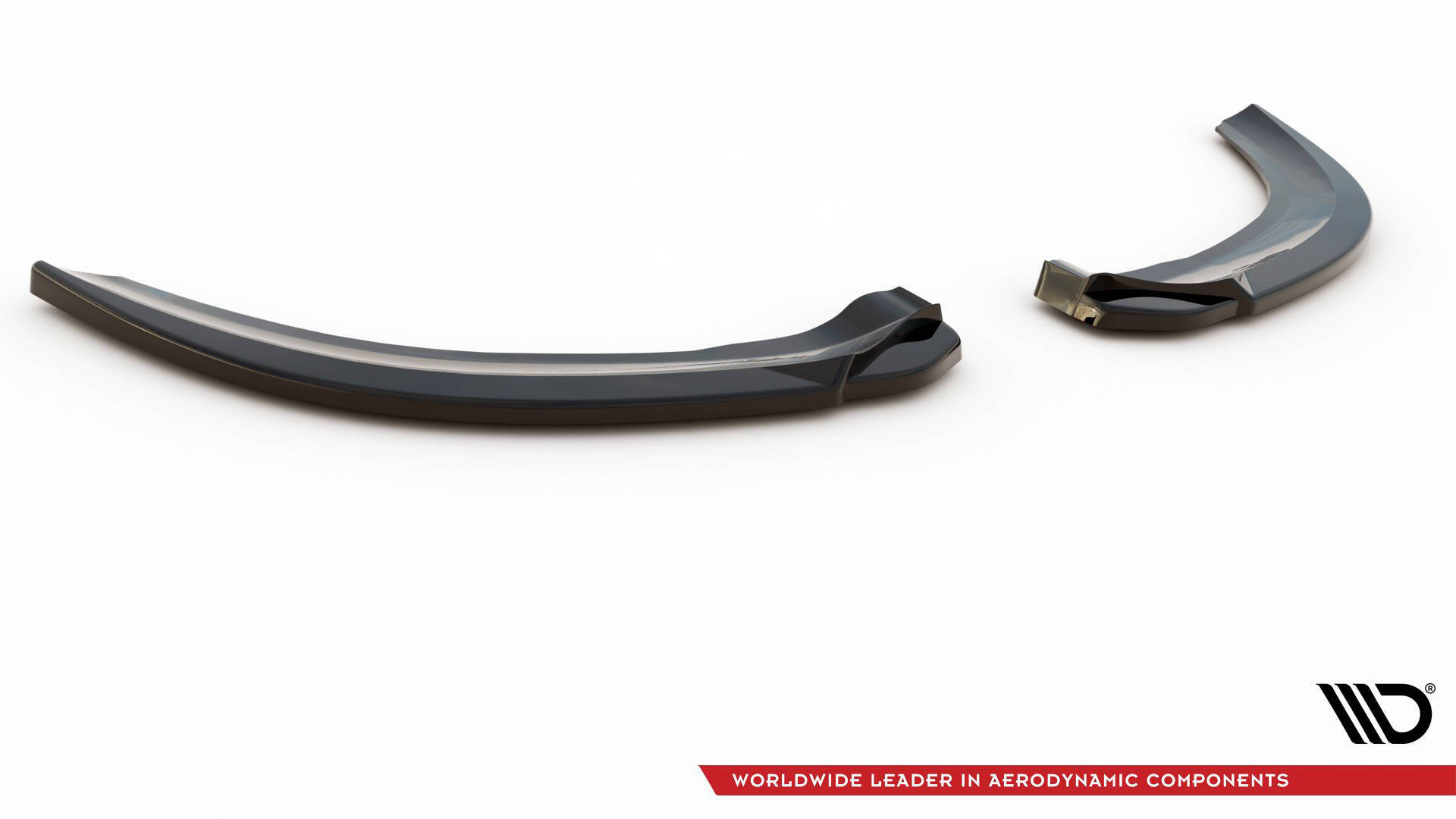 Street+ Heck Ansatz Flaps V.2 passend für Ford Focus ST Mk3 FL schwarz Hochglanz